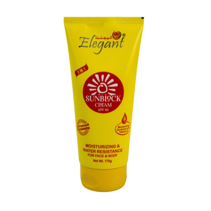 Elegant Sunblock Cream SPF60 170ml
