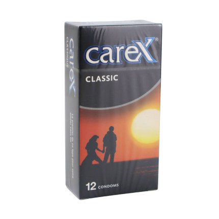 Carex Condoms Classic Black 12 Pcs