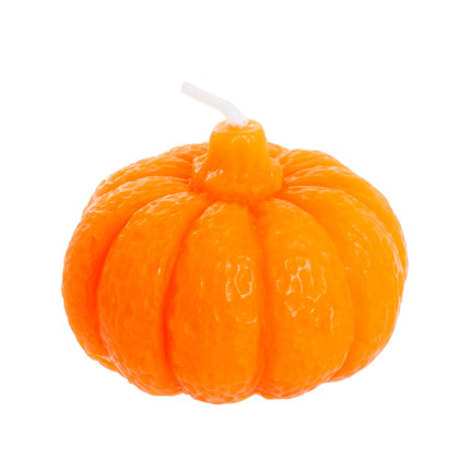 Pumpkin candle