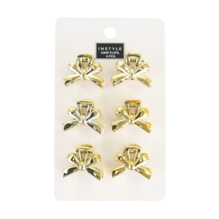 HAIR CLIPS 6PCS INSTYLE