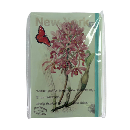 Notebook “Flowers,” A5, 80 sheets, in assortment