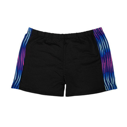 Swimming trunks-Black, Blue-Free Size-abstract