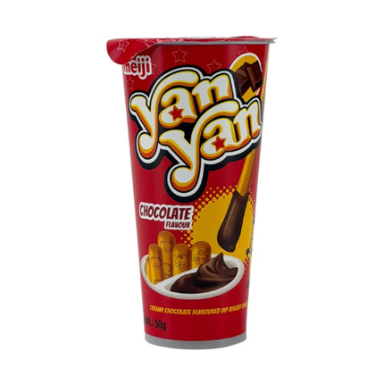 Cookies "Yan Yan", Meiji, chocolate cream, 50 g