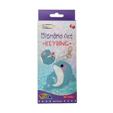 DIY DIAMOND PAINTING KEYCHAIN
