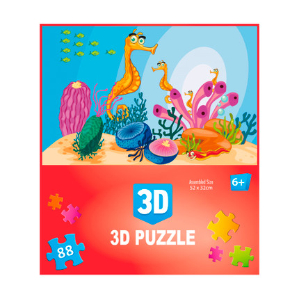 3D Puzzle 52*32cm