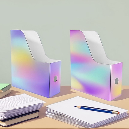 Cardboard document trays, 2 pcs., 30x25x9.7 cm, assorted