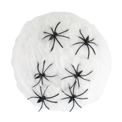 Spider web decoration