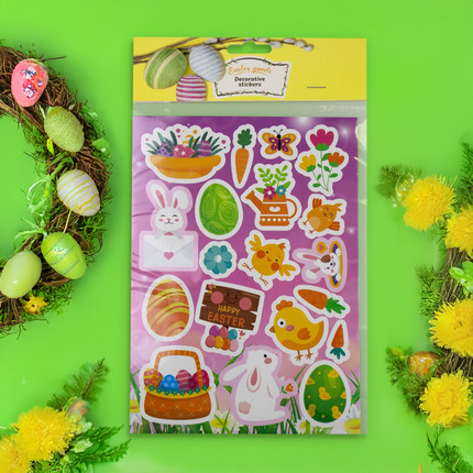 Decorative stickers, 21x15 cm, in assortment