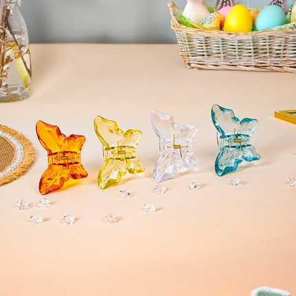 Butterfly hair claw clip, in assortment