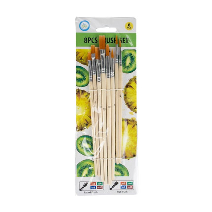 Paintbrush set, 8 pcs