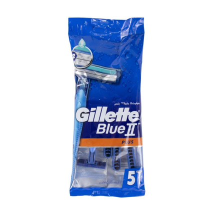 Razors "Blue II Plus Chrom", Gillette, 5 pcs.