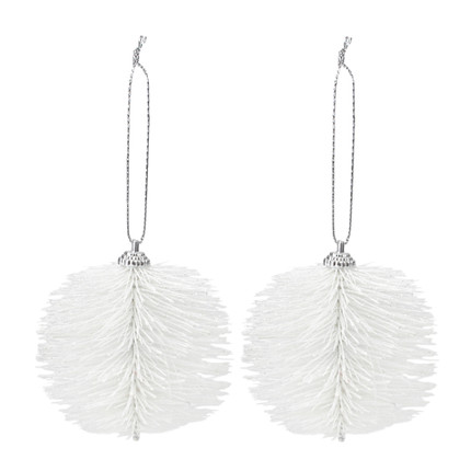 Hanging Christmas decoration “Ball”, 2 pcs., assorted