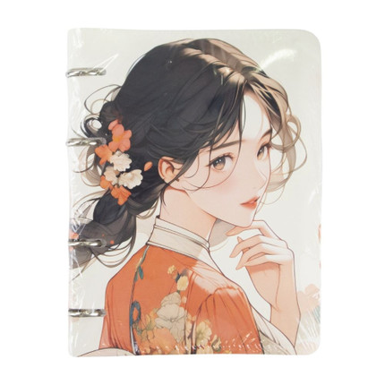 Ring binder notebook, A5, 100 sheets, assorted