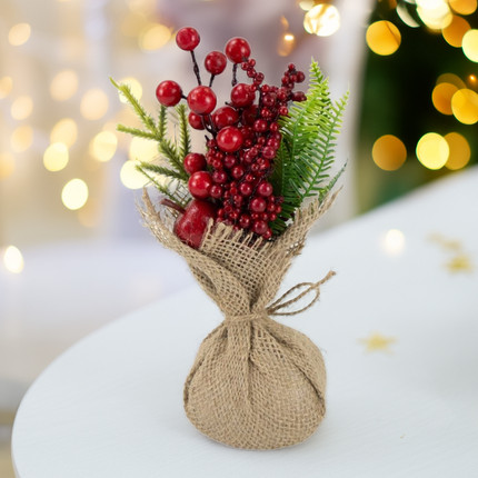 Christmas decoration in a bag, assorted