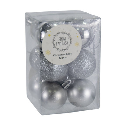 Christmas balls, 12 pcs.