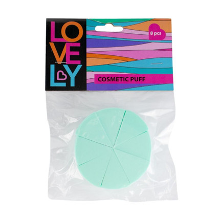 Cosmetic puff, Lovely, 8 pcs