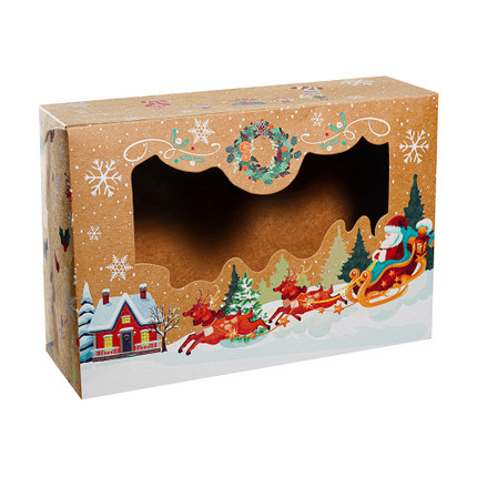 Christmas gift box, 22x15x7 cm