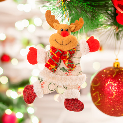 Hanging New Year decoration, Snow fantasy, in assortment