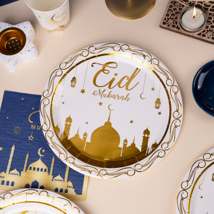 Paper plates "Ramadan", 8 pcs., in assortment