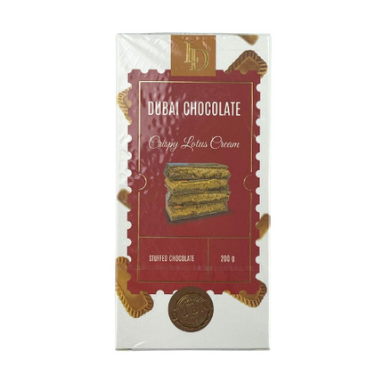 Dubai Chocolate Le Damas Crispy Lotus Cream, 200g