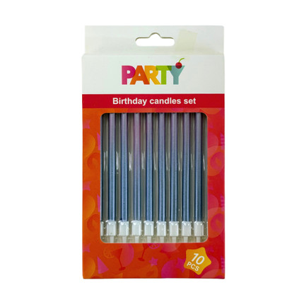 BIRTHDAY CANDLES SET,10 PCS