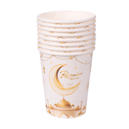 Paper cups "Ramadan", 8 pcs., in assortment