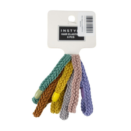 Hair elastics 6 pcs INSTYLE