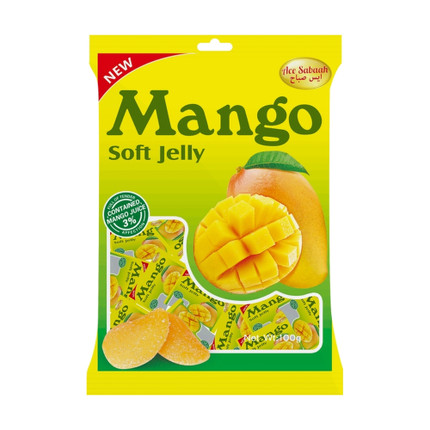 Marmalade, Soft Jelly Candy, mango, 100 g