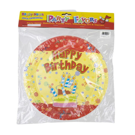 Party plate, 23 cm, 12 pcs.