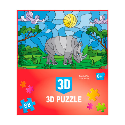 3D Puzzle 52*32cm
