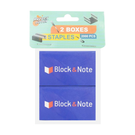 STAPLES, 2 SETS OF 1000 PCS