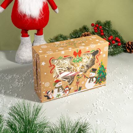 Christmas gift box, 22x15x7 cm