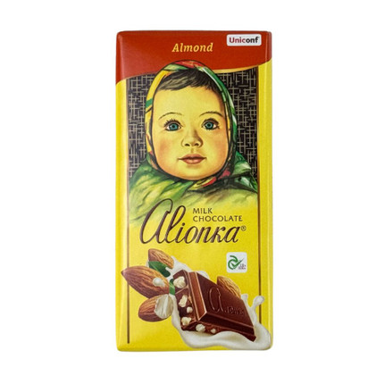 Alionka Milk Chocolate With Almond 90g