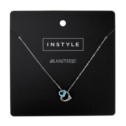 Necklace 40.5 cm with pendants