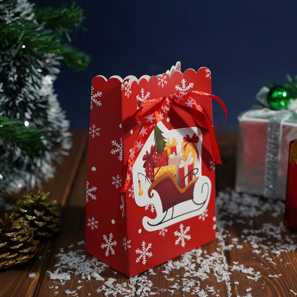 Gift bag, Snow Fantasy, 18x12x7 cm, assorted