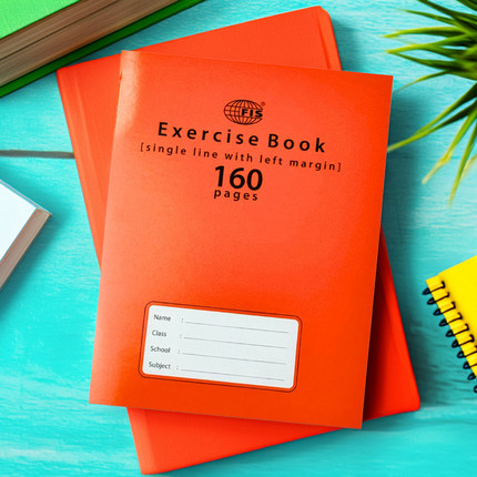 School notebook, FIS, curved line with margins, 80 sheets