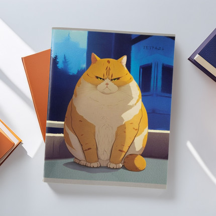 Notebook, A5, 80 sheets, squared, assorted