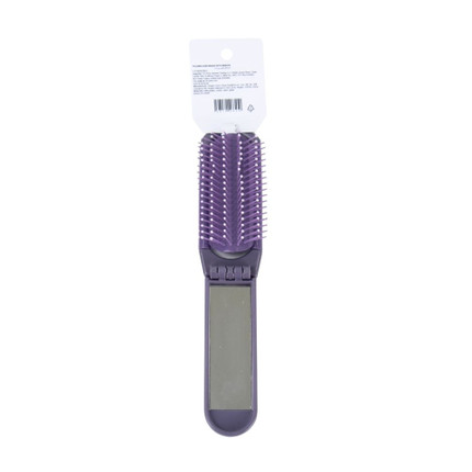 FOLDING HAIR BRUSH WITH MIRROR  Lovely