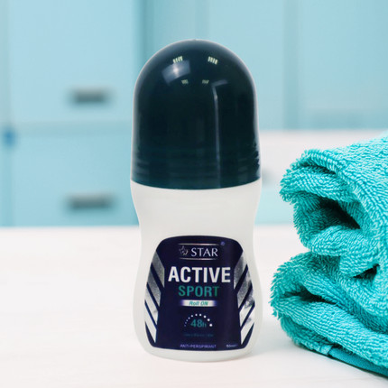 Anti-perspirant roll-on "Active Sport", Star, 50 ml