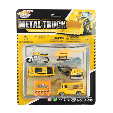 SET OF VEHICLES, 6 PCS