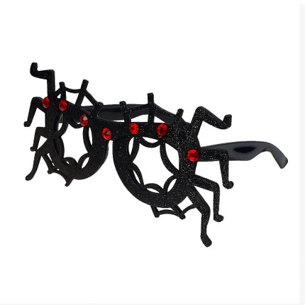 Halloween glitter glasses, assorted