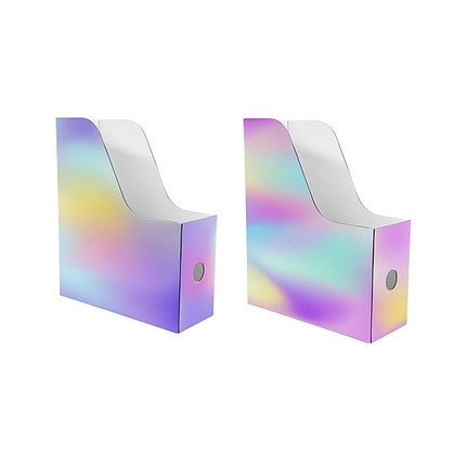 Cardboard document trays, 2 pcs., 30x25x9.7 cm, assorted