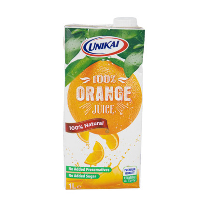 Orange juice, Unikai, 1 L