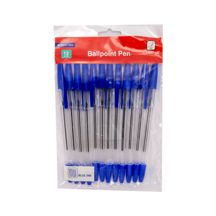 Blue ballpoint pens, Block&Note, 12 pcs.