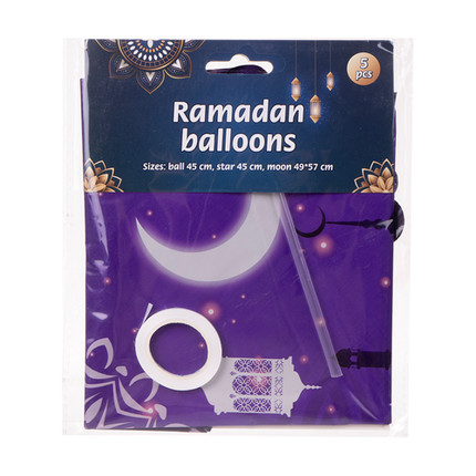 Set of balloons "Ramadan", 5 pcs.