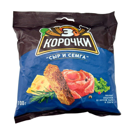 3 Korochki Cheese And Salmon Sauce 100G