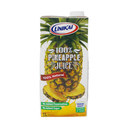 Pineapple juice, Unikai, 1 L