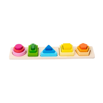 WOODEN SORTERS GEOMETRIC SHAPES