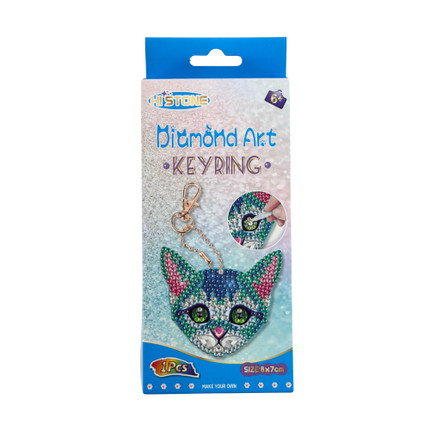 DIY DIAMOND PAINTING KEYCHAIN