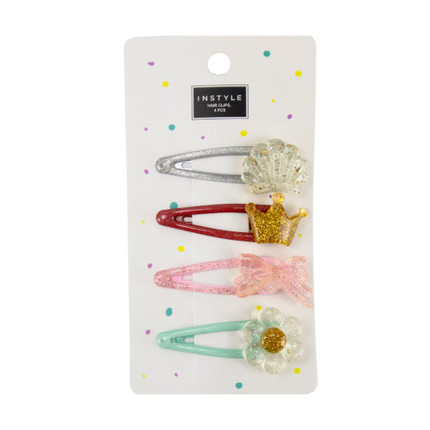 HAIR CLIP, 4PCS, INSTYLE